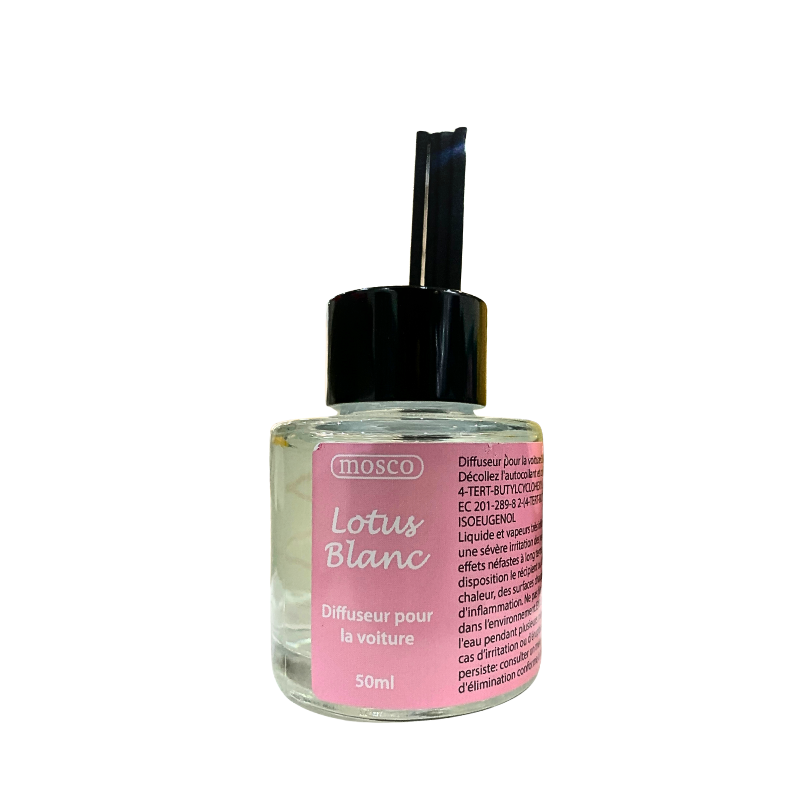 Mosco Parfum de voiture Lotus blanc