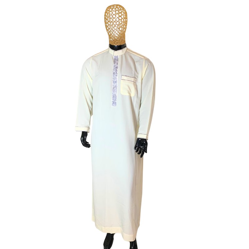 Abaya homme avec colle – Image 2