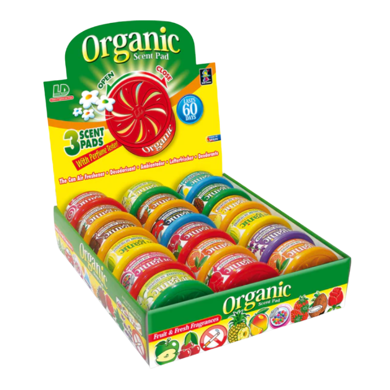 Parfum Organic (voiture, salle de bains, armoire)