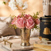 Fleurs Parfumées Côte Noire Summer Posy - Vase Doré SPG06 - Adja Store