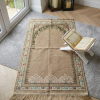 Tapis de prière beige