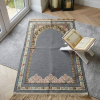 Tapis de prière gris