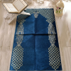 Tapis de prière Bleu-Or