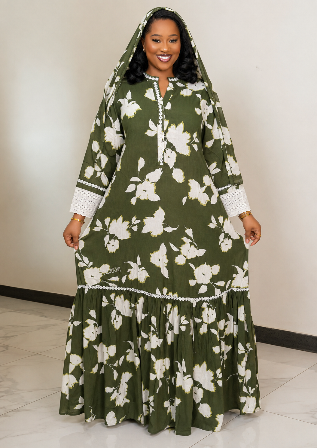 Robe Kashkha avec foulard